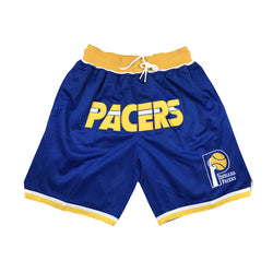 Embroidery Basketball Shorts Retro Sweat Vintage Bulls Magic Heat All Star Basketball Wear Shorts Zipper Pockets Just Men Don