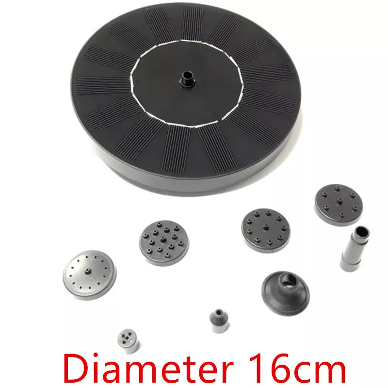 7V Solar Fountain Watering Kit Power Solar Pump Pool Pond Submersible Waterfall Floating Solar Panel Water Fountain for Garden