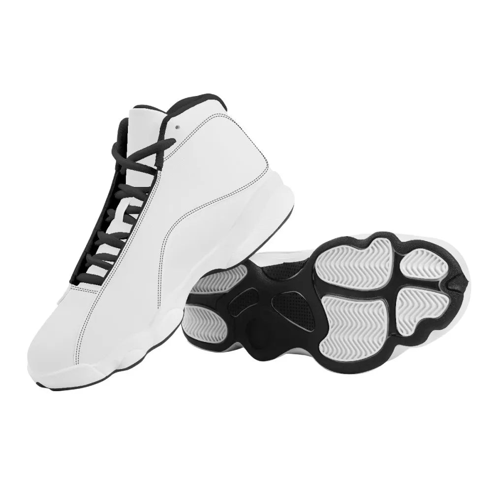 Custom Bumblebee Printed Honeycomb Design Winter Waterproof Basketball Shoes Men Cushioning Sneakers Basketball Style