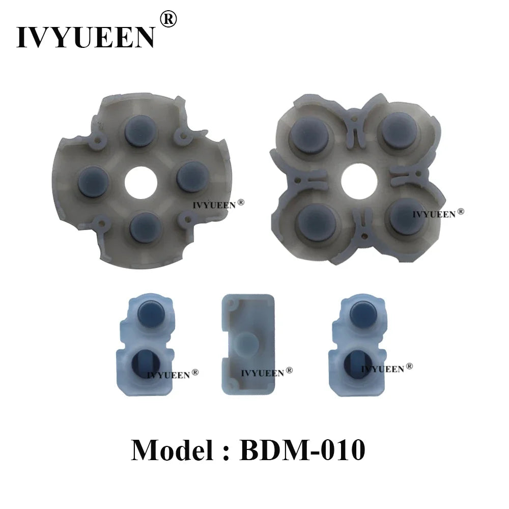 IVYUEEN Silicone Conductive Rubber Adhesive Button Pad Keypads for Sony PlayStation DualShock 4 5 PS5 PS4 Pro Controller Gamepad