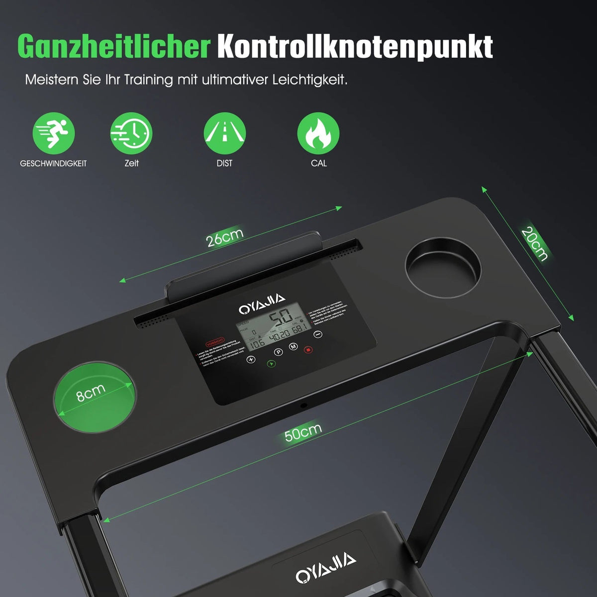 Treadmill Walking Pad for Home 3in1 Folding Under Desk Treadmill 2.5HP Smart Walking Treadmill With APP & LED Display