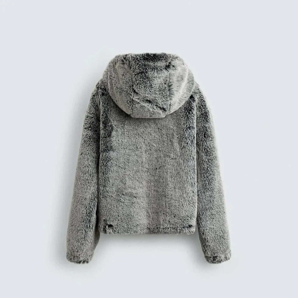 Winter New Men's Faux Fur Long-Sleeved Jacket American Retro Fashion Trendy High Street Loose Casual Niche Men's Top 2025