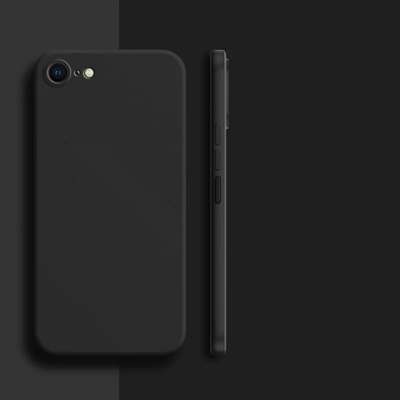 For iPhone 8 Case for iPhone SE 2022 2020 7 8 Cover Case Luxury Shockproof Soft TPU Liquid Silicone Phone Back Case for iPhone 8