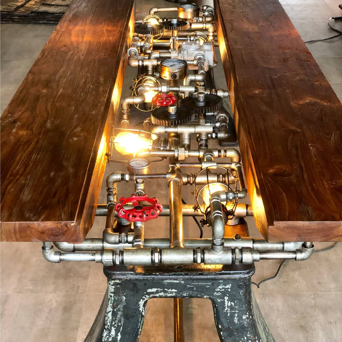 Unique Handmade Steam Punk Dinning Table