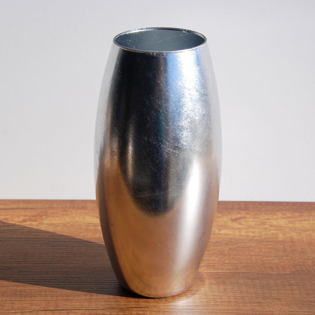 GILT 10" Silver Gilded Flower Vase