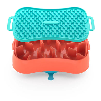 4-In-1 Slow Feeder Dog Bowl (Modalyst)