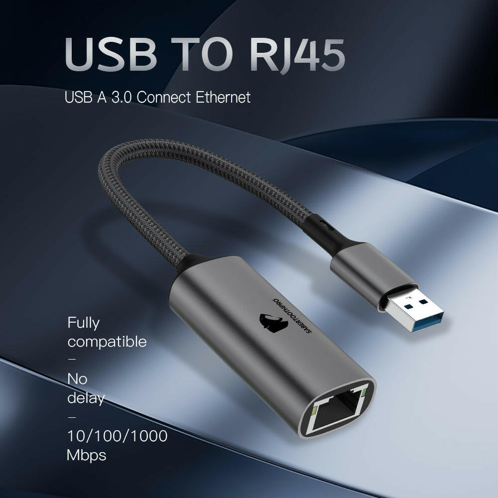 SabertoothPro RJ45 Ethernet/Usb Adapter