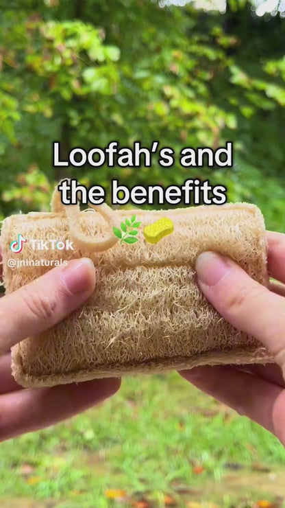 Natural Loofah Pad 2-Pack