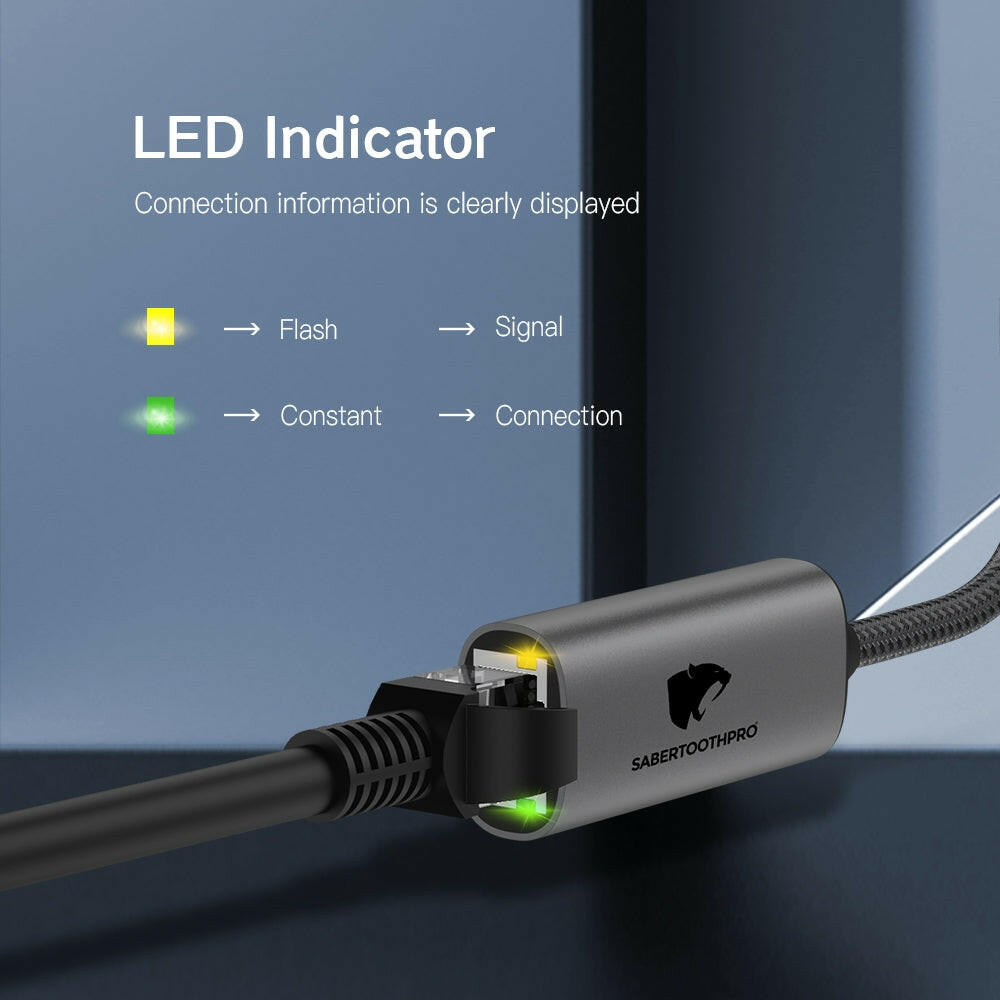 SabertoothPro RJ45 Ethernet/Usb Adapter