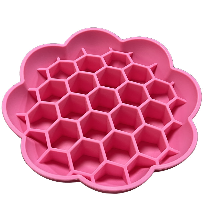 Pet Silicone Slow Feeder -Sunflower Shaped Dog Bowl