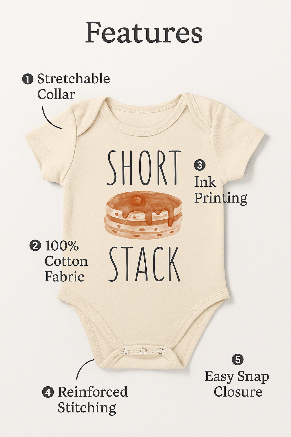 Football Play Hard - Baby Boy Girl Clothes Infant Bodysuit Funny Cute Newborn