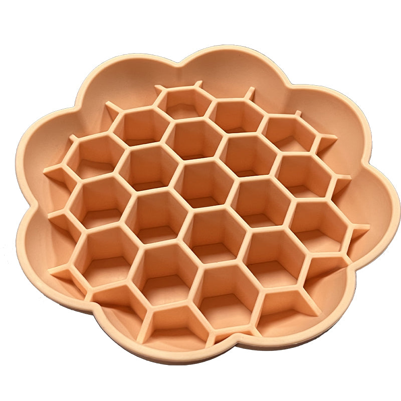 Pet Silicone Slow Feeder -Sunflower Shaped Dog Bowl