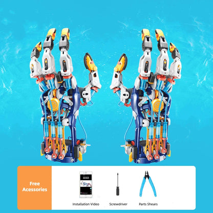 Hydraulic Power Robot Arm Educational Toy Children's Stem Science Experiment Set Boy Gift Assembled Toys