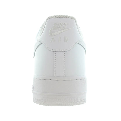 Nike Air Force 1 '07 Unisex White Leather Sneakers Size 10.5