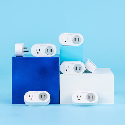 INSTACHEW, Pureconnect+ Smart Plug With USB, App Enabled, Google Assistant and Alexa Compatible, Smart Converter, Smart