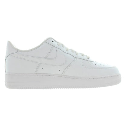 Nike Air Force 1 '07 Unisex White Leather Sneakers Size 10.5