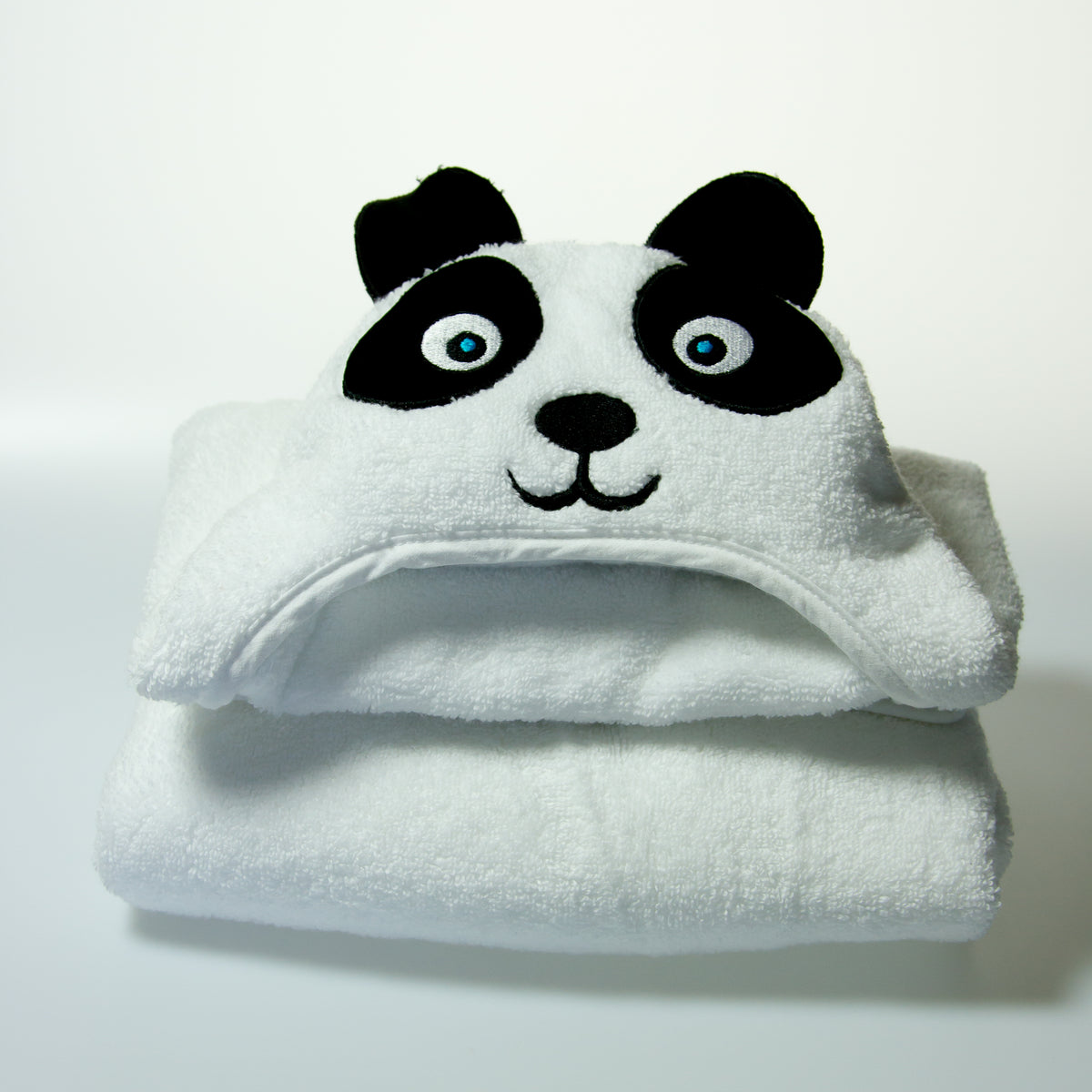 Panda Hooded Cotton Turkish Towel: Baby