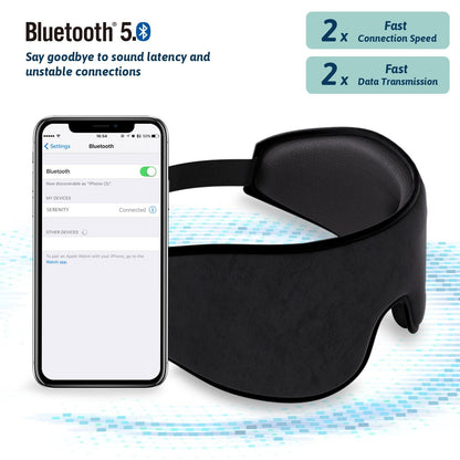 SERENITY Wireless Sleep Mask Headphones Bluetooth 5.0 [Free Shipping]