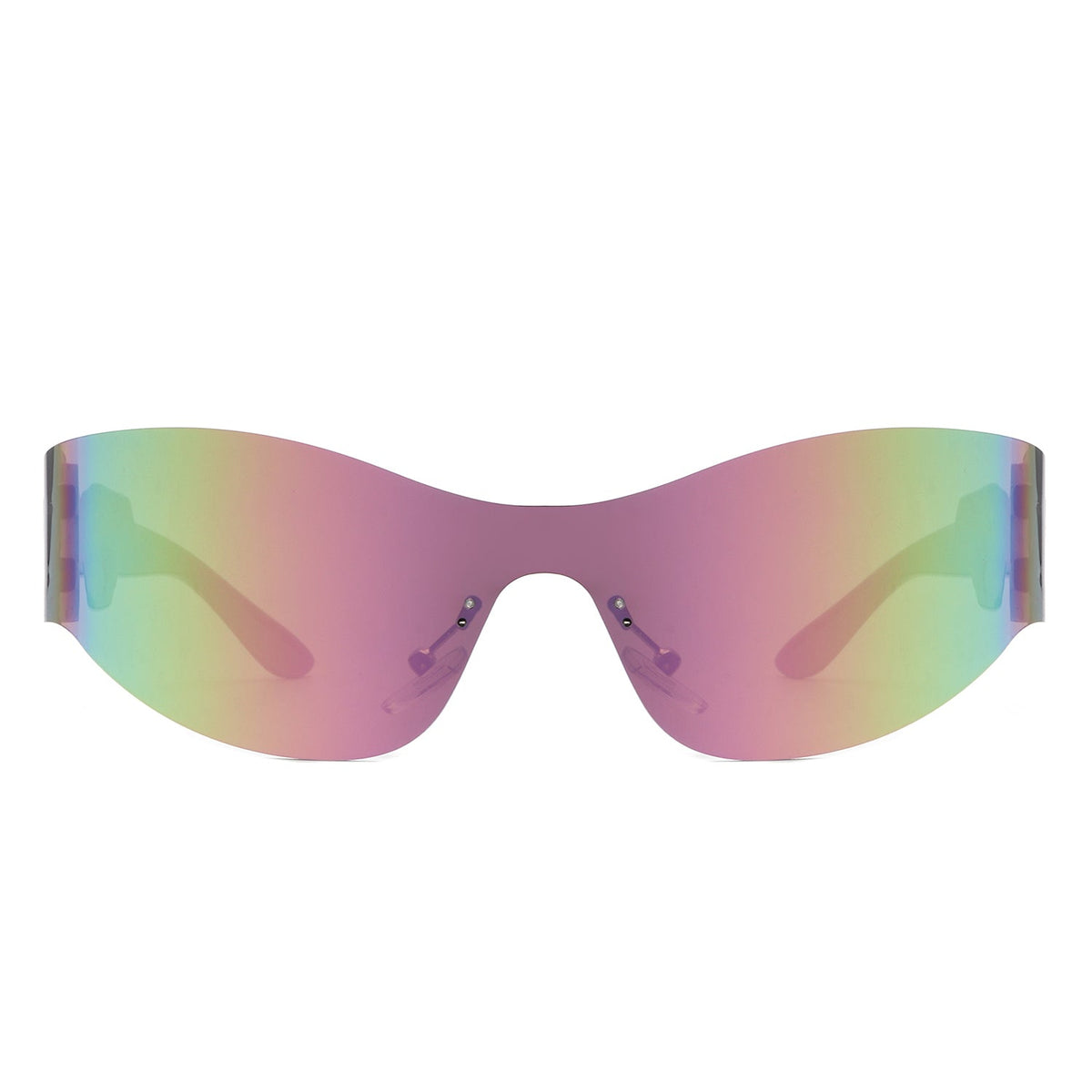 Galadriel - Futuristic Mirrored Cyberpunk Sport Sunglasses