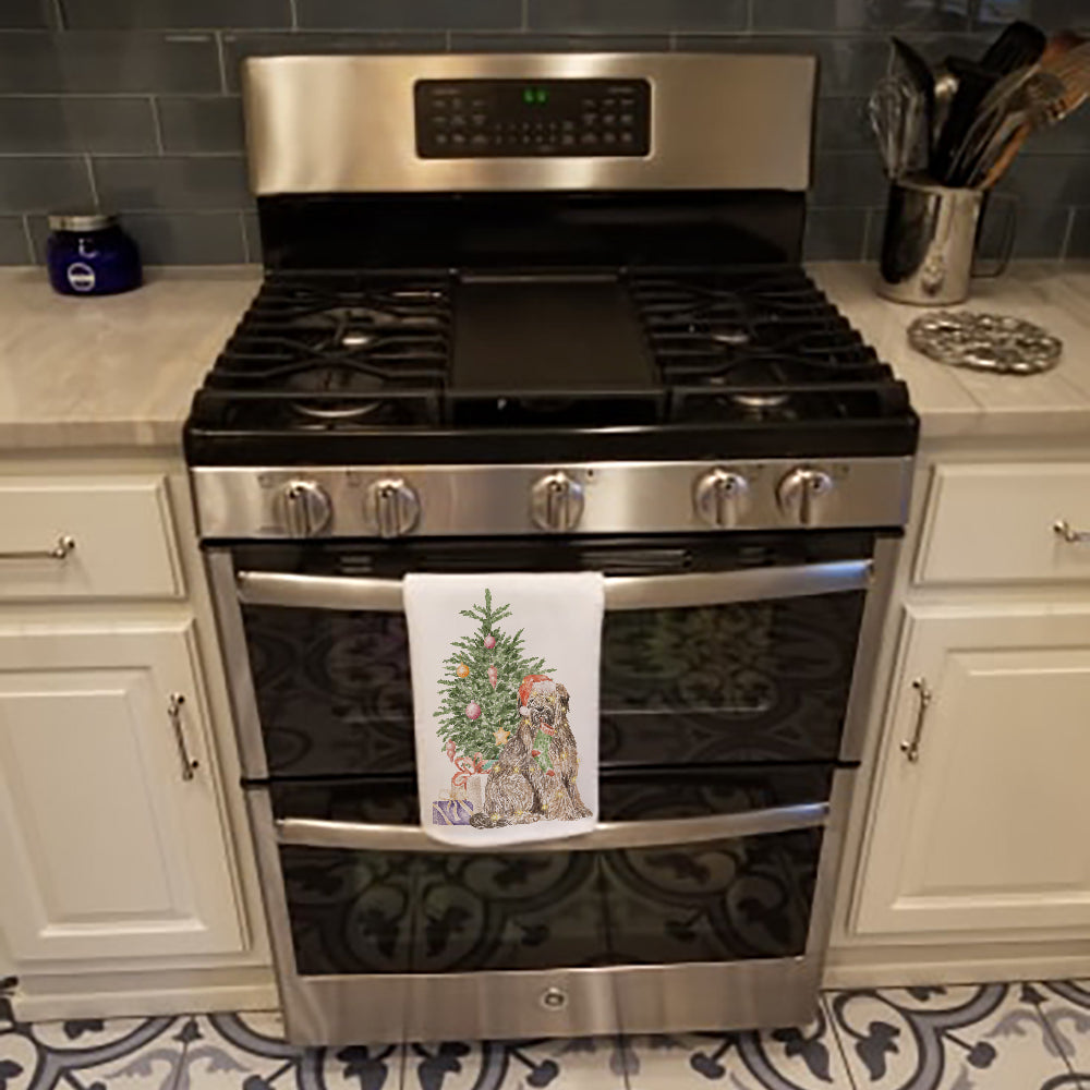 Briard Christmas Presents and Tree Kitchen Towel Set of 2