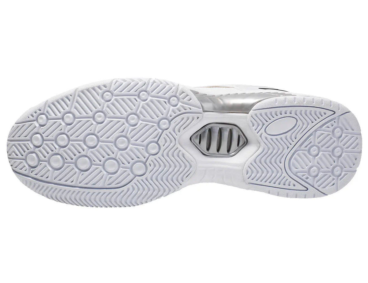 Men's High Arch Firm Support All-In-One White Walking Shoes, Comfort & Performance Style