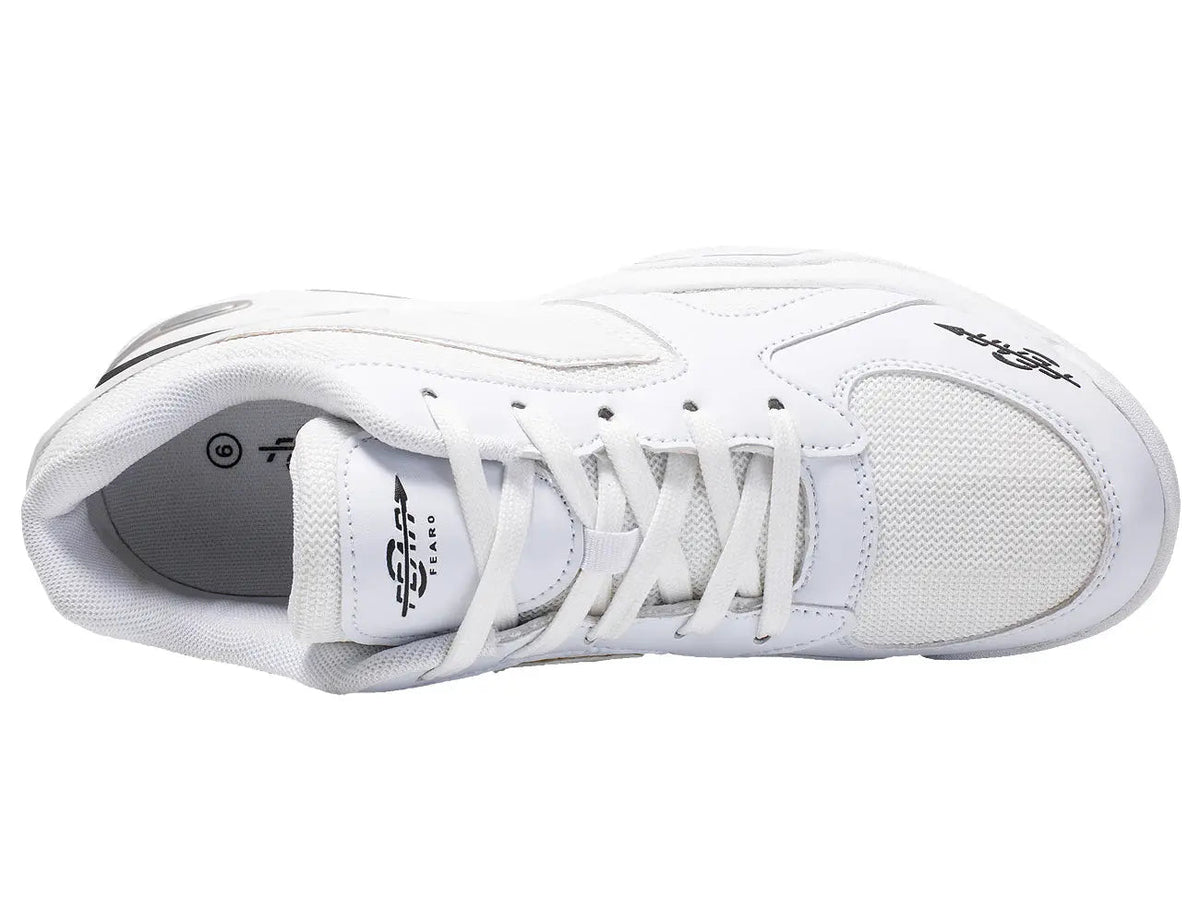Men's High Arch Firm Support All-In-One White Walking Shoes, Comfort & Performance Style