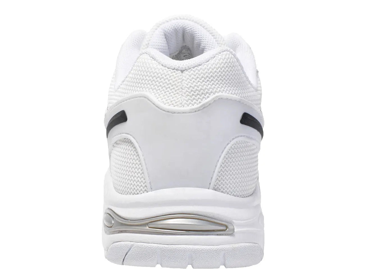 Men's High Arch Firm Support All-In-One White Walking Shoes, Comfort & Performance Style