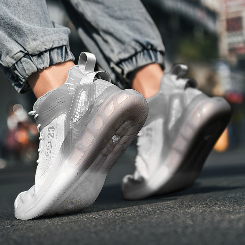 Popular Soft Shoes Unisex Basketball Shoes Oem Service, Newest Style Sneakers and Street Basketball Shoes Men