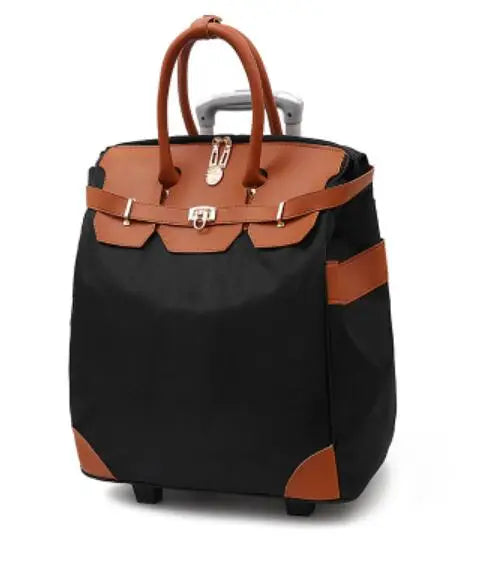 Women Travel Luggage Rolling Bags Women Carry on Hand Luggage Travel Trolley Bag Rolling Luggage Bags for Travel Bag on Wheels