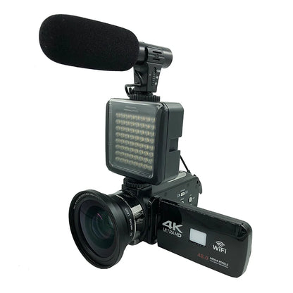 4K Camera 1080P Wifi Digital Video Camera 3.1 Inch IPS Touch Screen HD Vlogging for YouTube 18X Digital Zoom