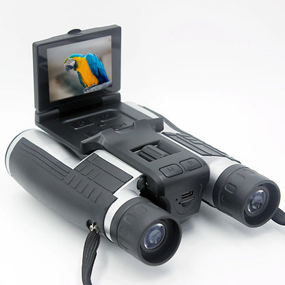 DT40 New 2.5K Resolution Digital Binoculars Camera 12X Optical Zoom 8X Digital Zoom Scope Camera Gadget Digital Telescope Camera