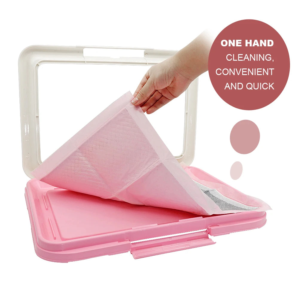 Portable Dog Training Toilet Potty Pet Puppy Litter Toilet Tray Pad Mat for Dogs Cats Easy to Clean Pet Product Indoor