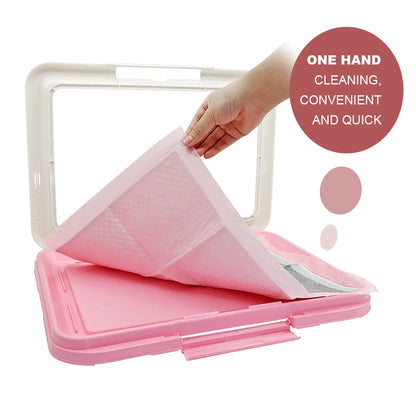 Portable Dog Training Toilet Potty Pet Puppy Litter Toilet Tray Pad Mat for Dogs Cats Easy to Clean Pet Product Indoor