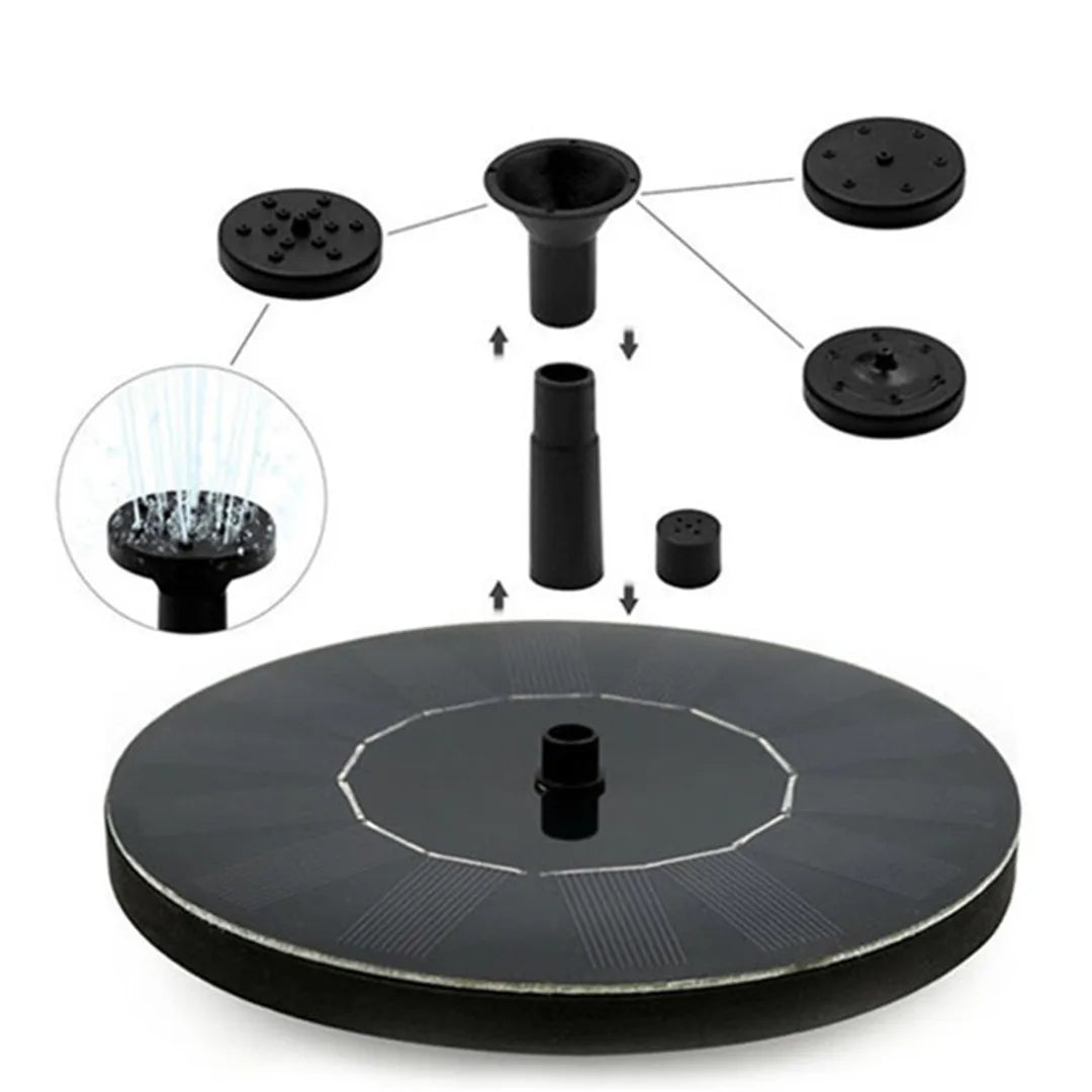 7V Solar Fountain Watering Kit Power Solar Pump Pool Pond Submersible Waterfall Floating Solar Panel Water Fountain for Garden