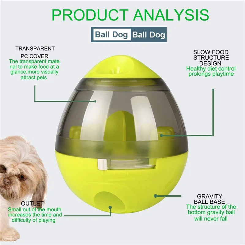 Interactive Cat Toy IQ Treat Ball Smarter Pet Toys Food Ball Food Dispenser for Cats Playing Training Balls Pet Supplies