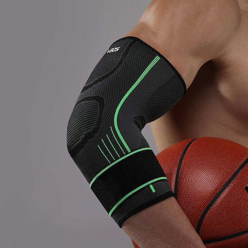 VBOSI Customization Nylon Compression Elastic Arm-Sleeve Elbow Pads Basketball Protection Tennis Motorcycle Elbow Brace