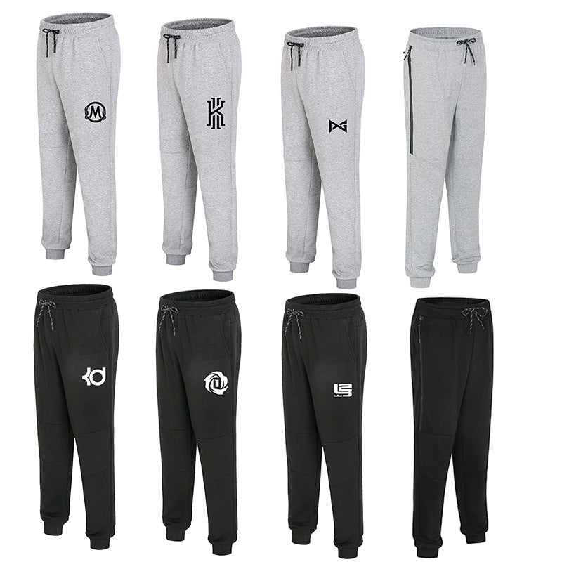 Wholesale Customized Basketball Training Pants Men'S Spring and Autumn Thin Zipper Cotton Casual Pants