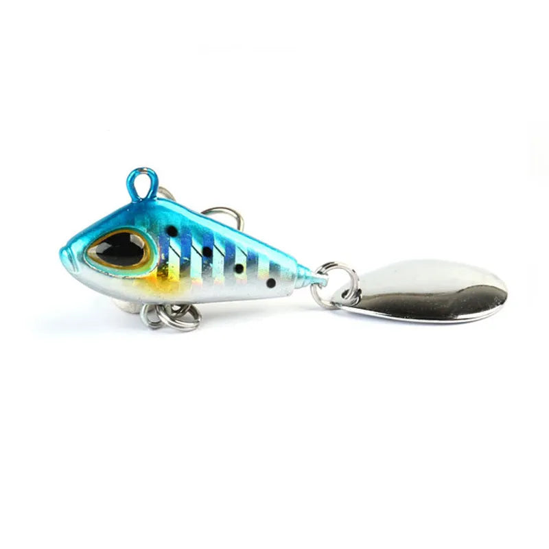 1pc 6/11/18/22g VIB Crankbaits Fishing Lure Spoon Wobble: The Ultimate Spin Jig Spinner Lures for Freshwater & Saltwater Fishing