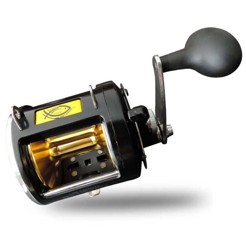 12000 Series High Line Capacity 7+1BB 25kg Drag Drum Fishing Reel Sea Fishing Wheel for Trolling Boat Fishing