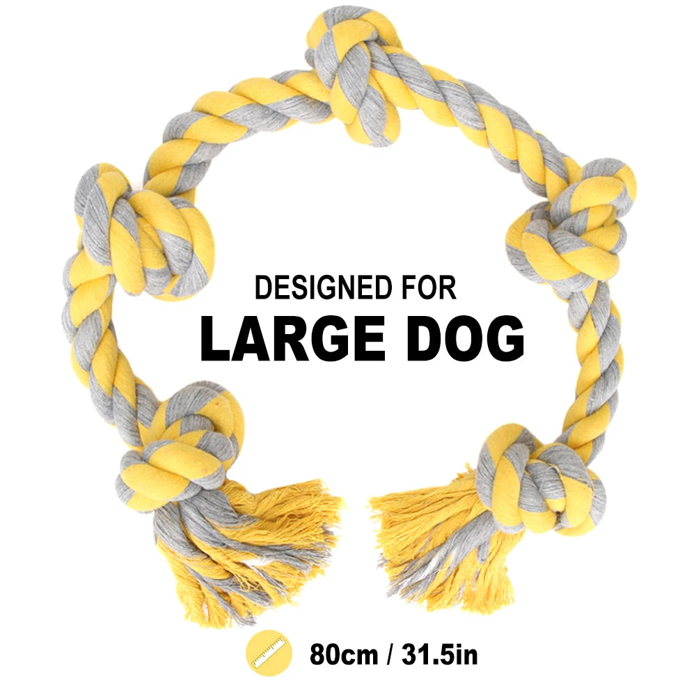 12Pcs Large Dog Toy Sets Chew Rope Toys for Dog Chewing Toys for Dog Outdoor Teeth Clean Toy for Big Dogs Juguete Para Perros