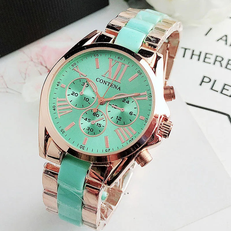 Ladies Fashion Pink Wrist Watch Women Watches Luxury Top Brand