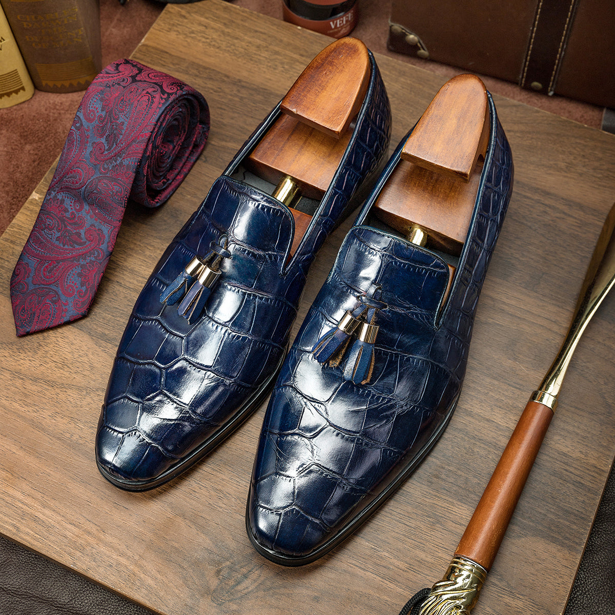 Hot Selling 2024 Fashion Men Shoes Slip on Luxury Men Loafer Shoes