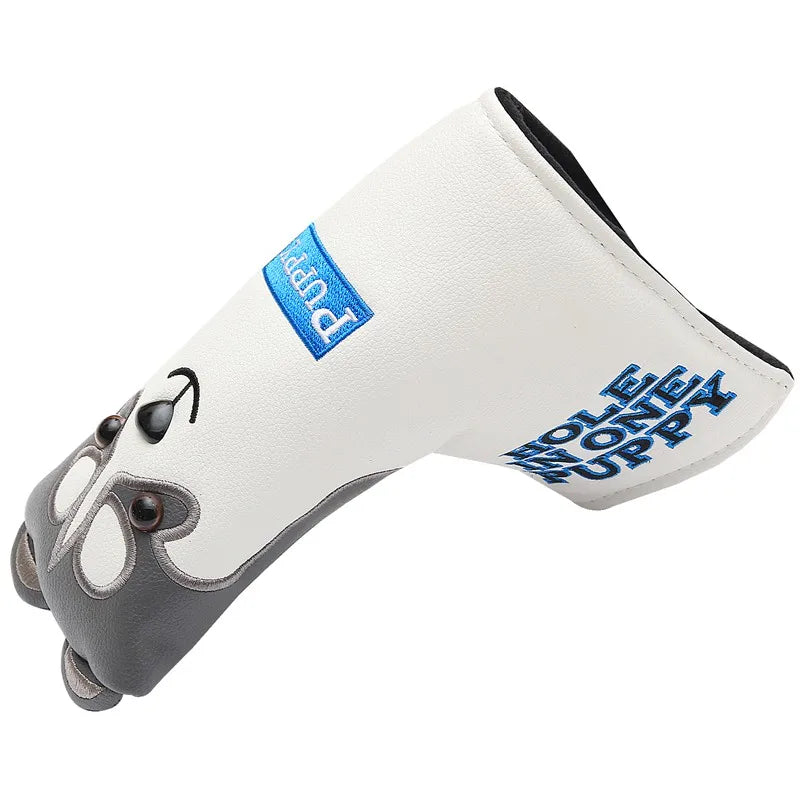 Lovely Husky Animal Golf Putter Headcover PU Leather Dustproof New for Putter