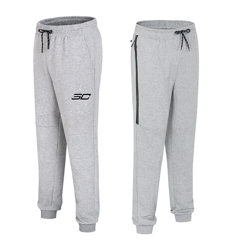 Wholesale Customized Basketball Training Pants Men'S Spring and Autumn Thin Zipper Cotton Casual Pants