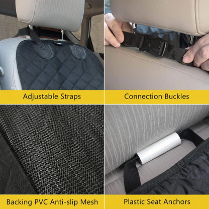 Dog Car Seat Covers 100% Waterproof Pet Cats Carrier Mat Seat Cover for Cars Trucks and SUV Front Seat Dog Accessories