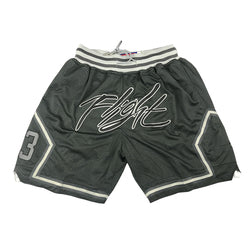Embroidery Basketball Shorts Retro Sweat Vintage Bulls Magic Heat All Star Basketball Wear Shorts Zipper Pockets Just Men Don