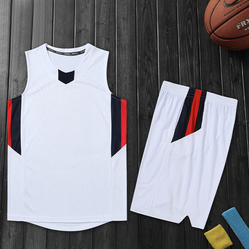 China Factory Basketball Sportswear Breathable Men Basketball Uniform Custom