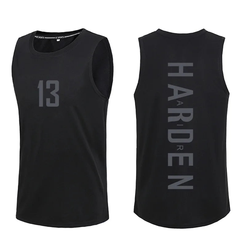 Wholesale Customized Basketball Shirt Vest Men's Loose Increase Summer Thin Quick Dry Sports Casual Jersey