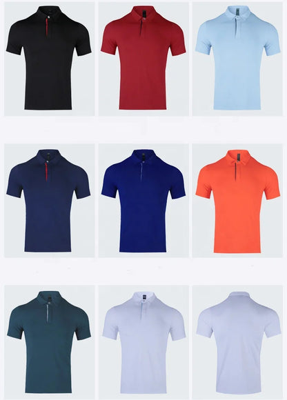 Custom Contrast Colors Tennis Team Wear Polyester Quick Dry Golf Clothing Tennis Polo Shirt, Tennis T Shirt for Men and Women