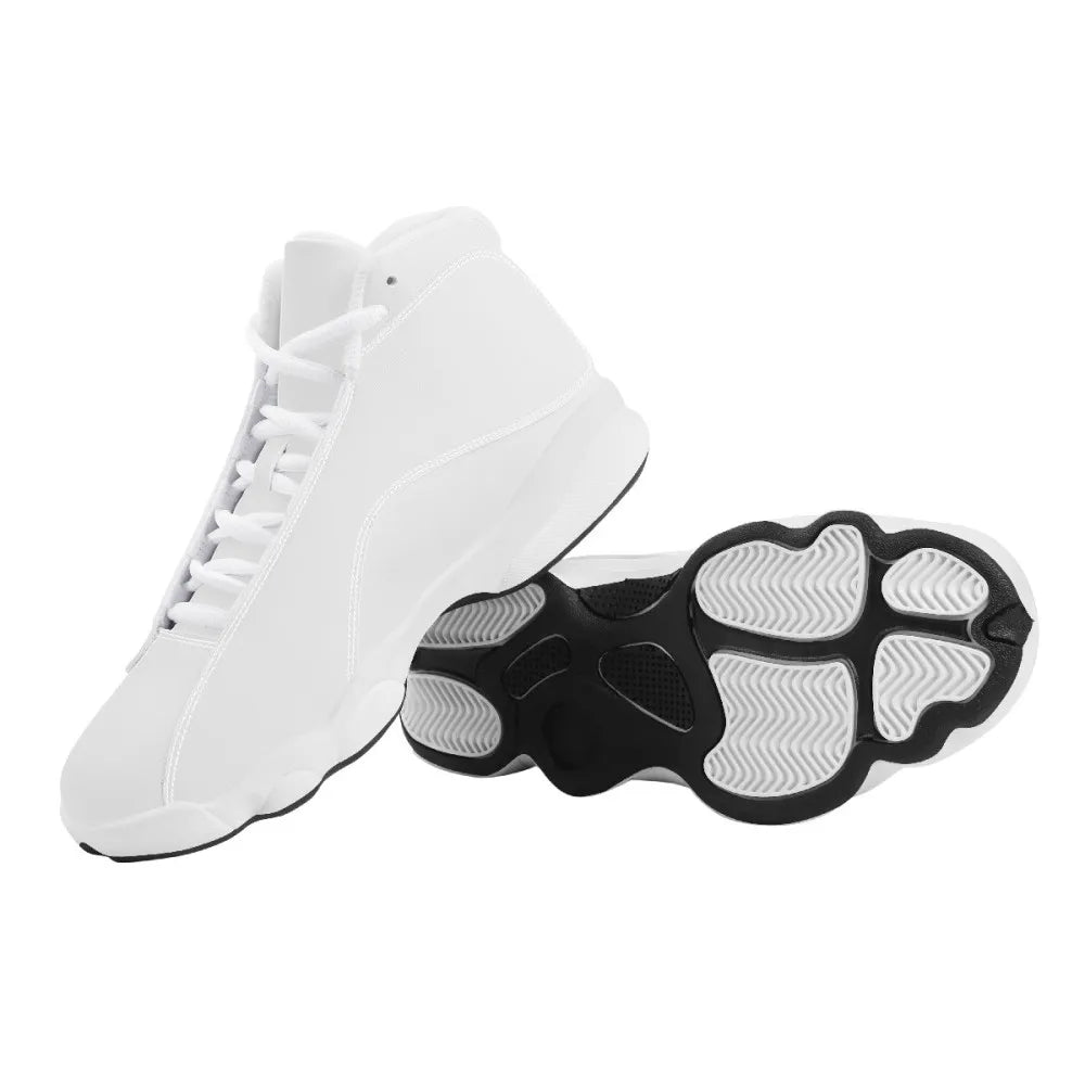 Custom Bumblebee Printed Honeycomb Design Winter Waterproof Basketball Shoes Men Cushioning Sneakers Basketball Style